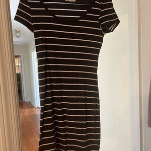 H&M tight stripped body dress